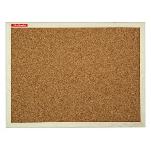 TABLICA KORKOWA OBUSTRONNA 60X40CM DREWNIANA RAMA MEMOBOARDS TPPE64 ...