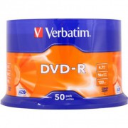 DVD+R 4,7GB VERBATIM 16X CAKE 50SZT NADRUK 43512