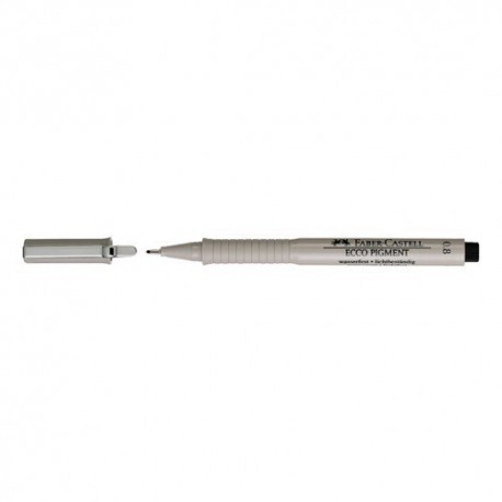 CIENKOPIS ECCO PIGMENT 0,8MM CZARNY FABER-CASTELL    ---KAT.