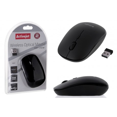 Activejet mysz bezprzewodowa USB AMY-310W