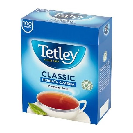 Herbata Tetley Classic Black ekspresowa 100 torebek