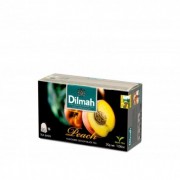 Herbata Dilmah Peach czarna aromat brzoskwini ekspresowa 20 torebek