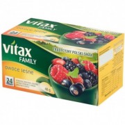 Herbata Vitax Family owoce leśne ekspresowa 24 torebki