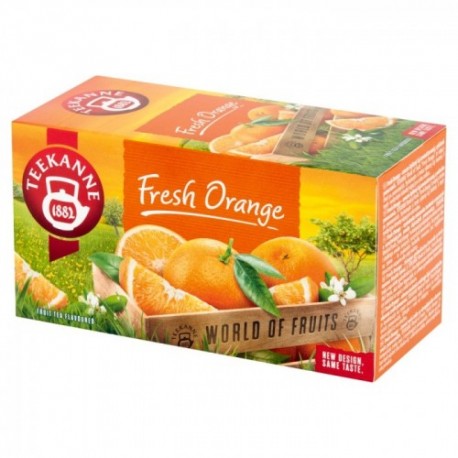 Herbata Teekanne Fresh Orange pomarańcza ekspresowa 20 torebek