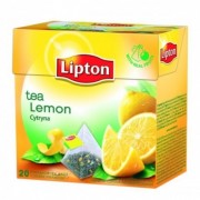 Herbata Lipton czarna cytrynowa ekspresowa 20 piramidek