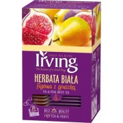 Herbata Irving biała figowa z gruszką ekspresowa 20 kopert