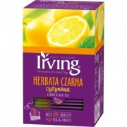 Herbata Irving czarna cytrynowa ekspresowa 20 kopert
