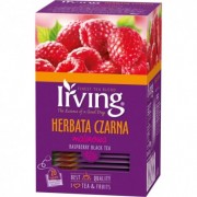 Herbata Irving czarna malinowa ekspresowa 20 kopert