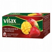 Herbata Vitax Inspiration truskawka i mango ekspresowa 20 torebek