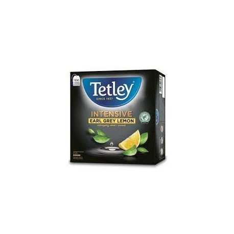 Herbata Tetley Intensive Earl Grey Lemon czarna cytrynowa ekspresowa 100 torebek