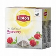 Herbata Lipton White Tea malina ekspresowa 20 piramidek