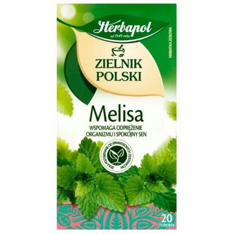 Herbata Herbapol Zielnik Polski Melisa ekspresowa 20 torebek