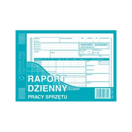 Raport dzienny pracy sprzętu A5 790-3