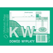 KW Dowód wypłaty A6 wielokopia 402-5