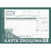 Karta drogowa SM 102 samochód ciężarowy A4 801-1