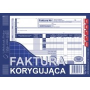 Faktura korygująca A5 o+k 107-3E