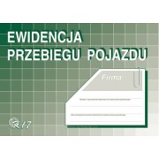 Ewidencja przebiegu pojazdu A5 K17