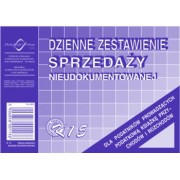 Dzienne zestawienie sprzedaży - nieudokumentowanej A6 K15