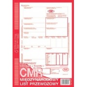 CMR międzynarodowy list przewozowy A4 o+4k 800-2