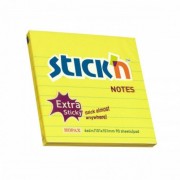 Notes samoprzylepny Stickn 101x101 mm Extra sticky żółty neon 90 kartek 21504 (6)