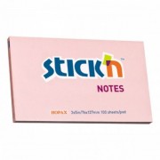 Notes samoprzylepny Stickn 127x76 mm różowy pastel 100 kartek 21154 (12)