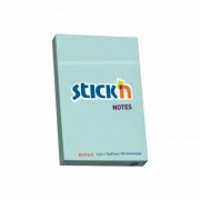 Notes samoprzylepny Stickn 76x51 mm niebieski pastel 100 kartek 21146 (12)