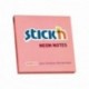 Notes samoprzylepny Stickn 76x76 mm różowy neon 100 kartek 21166 (12)