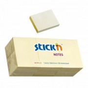Notes samoprzylepny Stickn 38x51 mm żółty pastel 12x100 kartek 21530 (12)