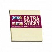 Notes samoprzylepny Stickn 76x76 mm Extra sticky żółty pastel 90 kartek 21660 (12)