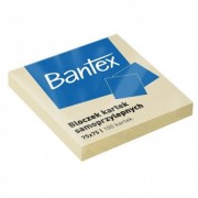 Notes samoprzylepny Bantex 75x75 mm żółty 100 kartek 400086384 (12)