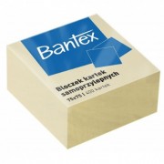 Notes samoprzylepny Bantex 75x75 mm żółty 400 kartek 40086401 (30)