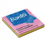 Notes samoprzylepny Bantex 75x75 mm mix kolorów 100 kartek 40086389 (12)