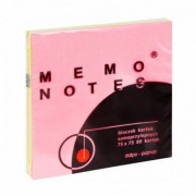 Notes samoprzylepny Dalpo 75x75 mm mix tęczowy 100 kartek NSMT (12)