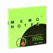 Notes samoprzylepny Dalpo 75x75 mm zielony brilliant 80 kartek NS75/75IZI (10)