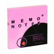 Notes samoprzylepny Dalpo 75x75 mm różowy pastelowy 100 kartek NS75/75R (12)