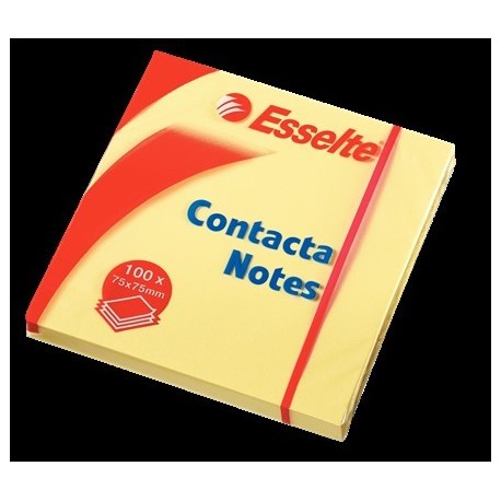 Notes samoprzylepny Esselte 75x75 mm Contacta żółty 100 kartek 83003