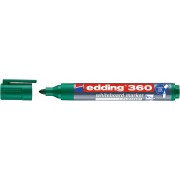 Marker suchościeralny Edding 360 zielony okrągła końcówka (10)