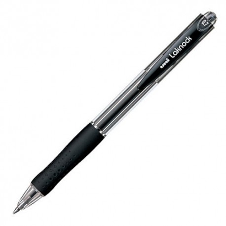 Długopis automatyczny UNI SN-100 czarny 0,7 mm (12)