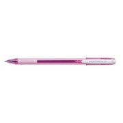 Długopis kulkowy UNI SX-101FL różowy wkład niebieski 0.7 mm (12)