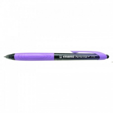Długopis automatyczny Stabilo Performer+ obudowa czarny/fioletowy 328/3-46-3