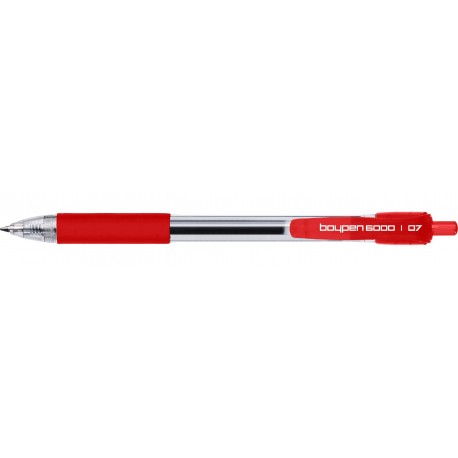 Długopis automatyczny Rystor Boy Pen 6000 czerwony 0.7 mm (12)