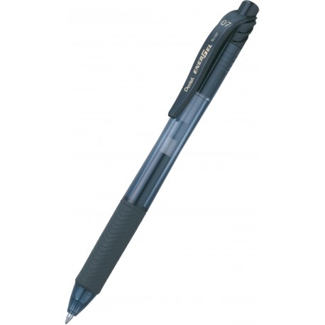 Pióro kulkowe automatyczne Pentel BL107-AX czarne 0.7 mm (12)