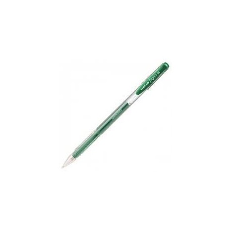 Długopis żelowy Uni UM-100 zielony 0.5 mm (12)